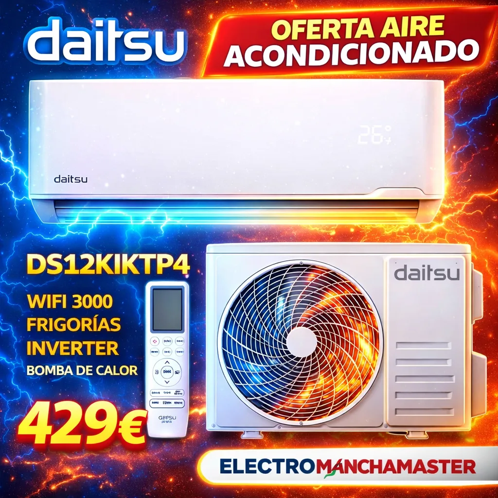 Aire acondicionado Daitsu con precio promocional