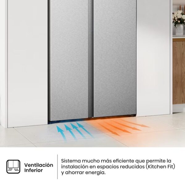 AMERICANO HISENSE RS3P538NAIE NF 179X91 E INOX AMERICANO HISENSE RS3P538NAIE NF 179X91 E INOX