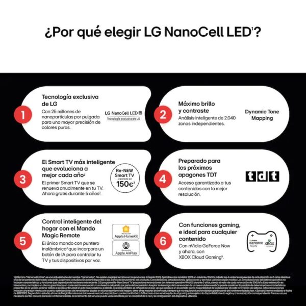TELEVISION LED NANOCELL AI LG 55NANO81A6A, 4K Smart TV