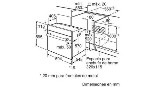 HORNO BALAY 3HB2010X0 MULTIF. A INOX HORNO BALAY 3HB2010X0 MULTIF. A INOX