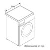 LAVADORA BOSCH WUU28T63ES 8KG 1400RPM A