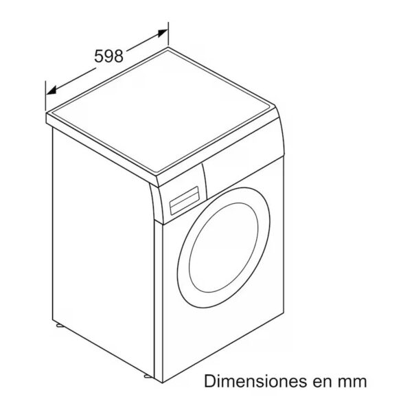 LAVADORA BOSCH WUU28T63ES 8KG 1400RPM A