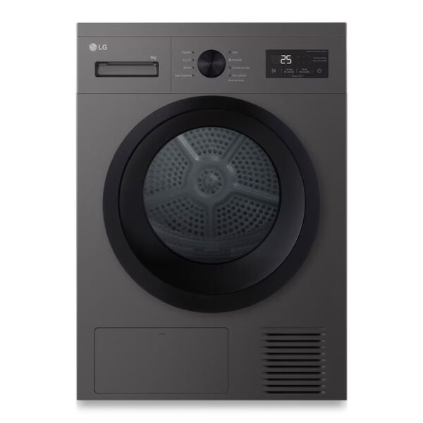 SECADORA LG RHA1008NDK 8KG B. CALOR D INOX