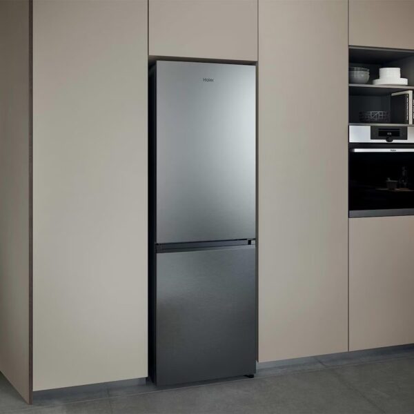 COMBI HAIER HDPR1618CNPK 185x60 CLASE C NF INOX COMBI HAIER HDPR1618CNPK 185x60 CLASE C NF INOX