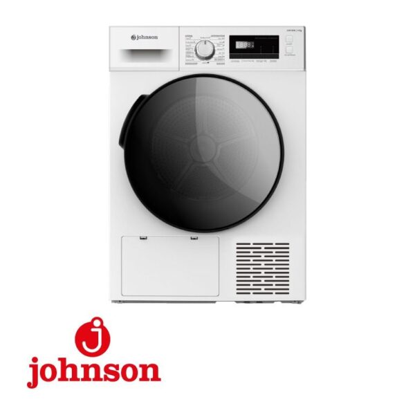 SECADORA JOHNSON 8KG BOMBA DE CALOR CLASE E DISPLAY JDRY8NE
