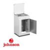 COCINA 3 FUEGOS PORTABOMBONAS JOHNSON 50CM BLANCO COCI50P3