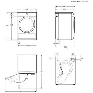 SECADORA 8KG. ELECTROLUX EDI618Y1ZO E SECADORA 8KG. ELECTROLUX EDI618Y1ZO E