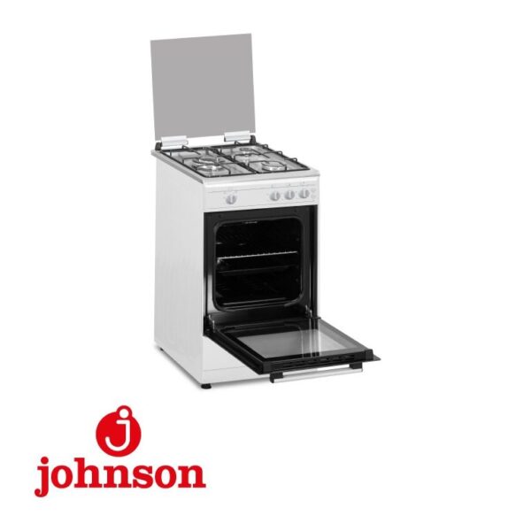 COCINA DE GAS JOHNSON 50CM 3 FUEGOS + HORNO BUTANO ENCIMERA INOX COCI50B3B1