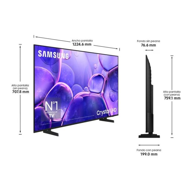 TELEVISION LED SAMSUNG 55 TU55U7025FKXXC 4K SMART TV HDR G