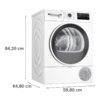 SECADORA BOSCH WTR85V00ES 8KG B.CALOR D