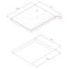 INDUCCION TEKA IZC63015 BK MSS 3 ZONAS 28 CMS.