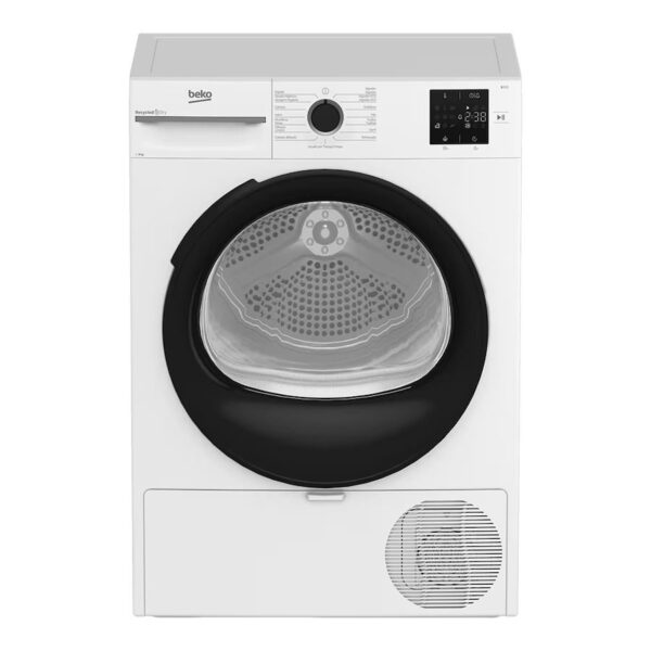SECADORA BEKO BM3T38230WB 8KG B.CALOR D
