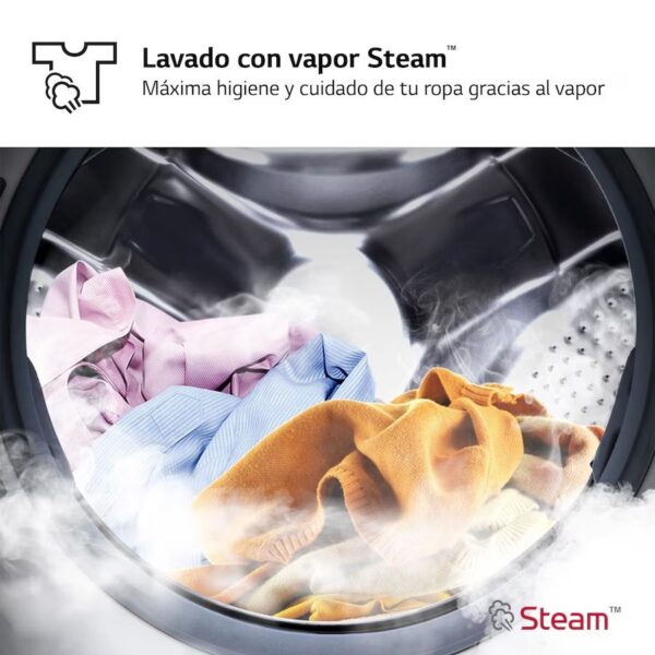 LAVADORA SECADORA LG F4DR6009A1W 9/6KG 1400RPM D/A