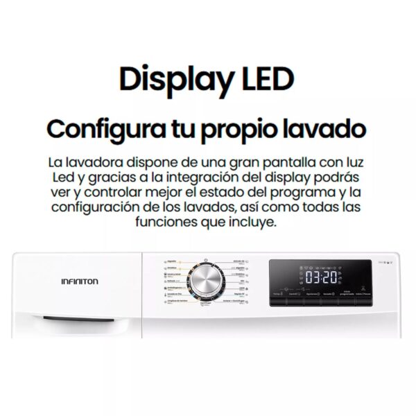 LAVADORA SECADORA INFINITON WSDY85ADWN 8/5KG 1400R