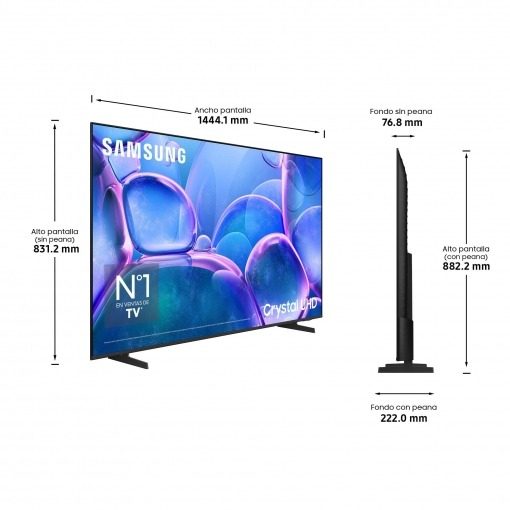 TELEVISION LED SAMSUNG 65 TU65U7025FKXXC 4K SMART TV HDR G