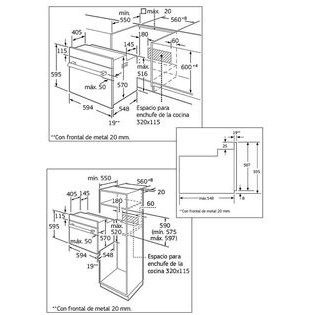 HORNO BALAY 3HB2030X0 MULTIF. HIDROLITICO A INOX HORNO BALAY 3HB2030X0 MULTIF. HIDROLITICO A INOX