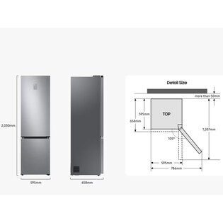 COMBI SAMSUNG SMART RB38C603DSAEF NF 203X60 D INOX