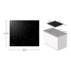INDUCCION SAMSUNG NZ63M3707AK/UR 3 ZONAS 28 CMS. INDUCCION SAMSUNG NZ63M3707AK/UR 3 ZONAS 28 CMS.