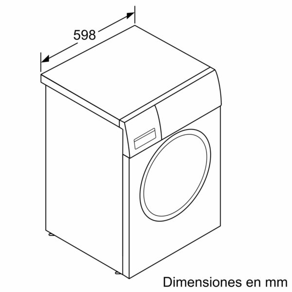 LAVADORA BOSCH WGG254Z5ES 10KG 1400RPM A