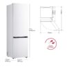 COMBI LG GBBSJ20DSW NF 203X60 D BLANCO COMBI LG GBBSJ20DSW NF 203X60 D BLANCO