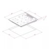 VITROCERAMICA TEKA TBC64000XFL 4 ZONAS CON MANDOS