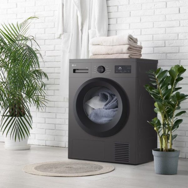 SECADORA LG RHA1008NDK 8KG B. CALOR D INOX