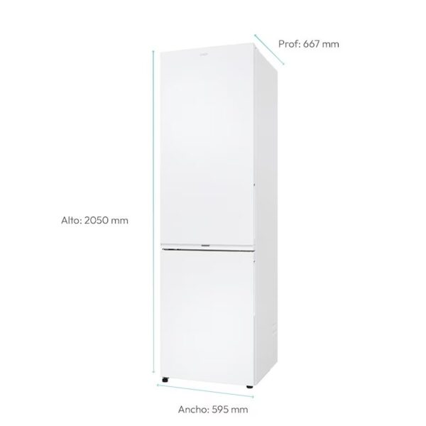 COMBI CANDY CNCQ2T620EW NF 205X60 E BLANCO