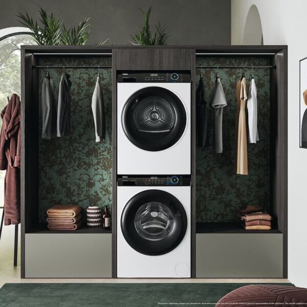 SECADORA HAIER HD80A2939S 8KG B.CALOR E BLANCA