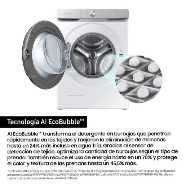 LAVADORA SAMSUNG WF20DG8650BWU3 20KG 1100RPM A
