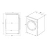 SECADORA HAIER HD80A2939S 8KG B.CALOR E BLANCA