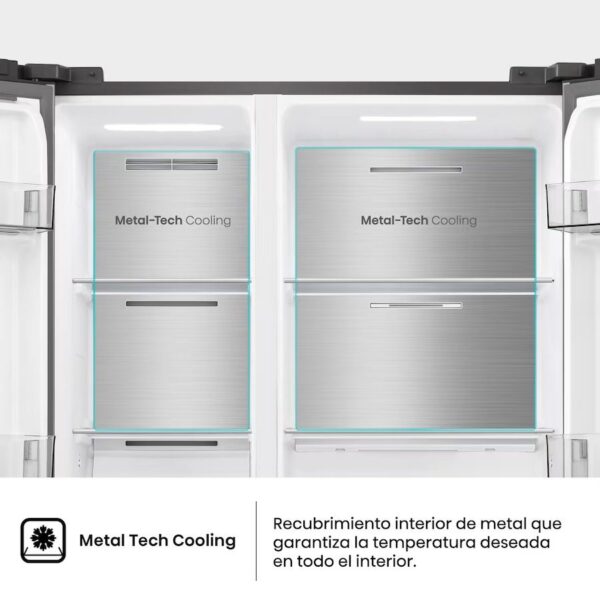 AMERICANO HISENSE RS3P538NAIE NF 179X91 E INOX AMERICANO HISENSE RS3P538NAIE NF 179X91 E INOX