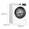 LAVADORA BOSCH WGG254Z5ES 10KG 1400RPM A