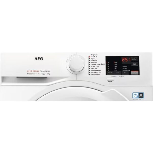 LAVADORA AEG L6FBI147P 10KG 1400RPM A LAVADORA AEG L6FBI147P 10KG 1400RPM A