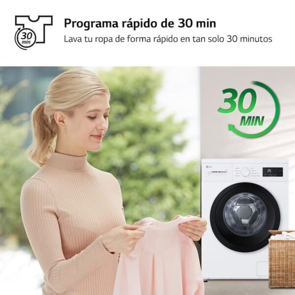 LAVADORA LG F4A10S8NWK 8KG 1400RPM A SLIM