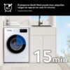 LAVADORA SAMSUNG WW90CGC04DTEEC 9KG 1400RPM A-10%