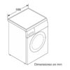 LAVADORA BOSCH WUU28T8XES 8KG 1400RPM A INOX