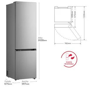 COMBI LG GBBSJ20EPY NF 203X60 E INOX
