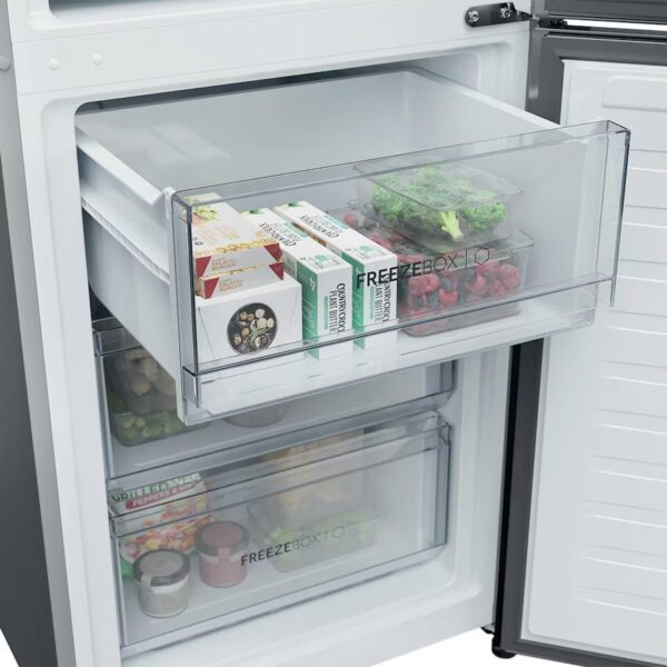 COMBI HAIER HDPR1618CNPK 185x60 CLASE C NF INOX COMBI HAIER HDPR1618CNPK 185x60 CLASE C NF INOX