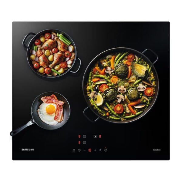 INDUCCION SAMSUNG NZ63M3707AK/UR 3 ZONAS 28 CMS. INDUCCION SAMSUNG NZ63M3707AK/UR 3 ZONAS 28 CMS.