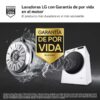 LAVADORA SECADORA LG F4DR6009A1W 9/6KG 1400RPM D/A