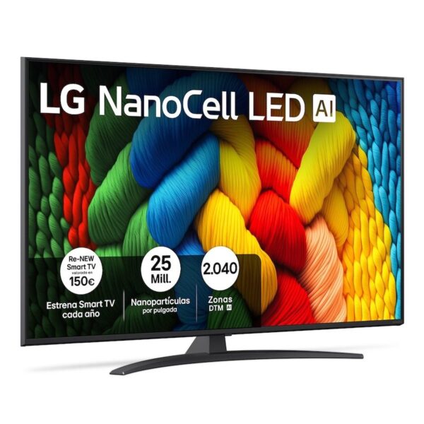 TELEVISION LED NANOCELL AI LG 55NANO81A6A, 4K Smart TV