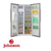 SIDE BY SIDE JOHNSON 179.3X91X70 CM NF CLASE E INOX DISPENSADOR HIELO Y AGUA JRSS1799ENX