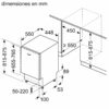 LAVAVAJILLAS INTEGRABLE BALAY 3VT5332DA 45CM D 3ªBANDEJA