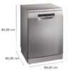 LAVAVAJILLAS BOSCH SMS4EKI06E CLASE B INOX