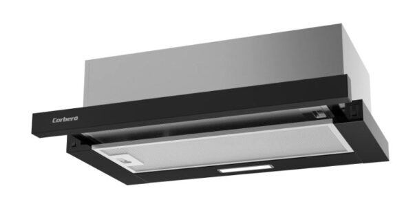 CAMPANA CORBERO 60 VINSON636B 387M3/H A+++ NEGRO