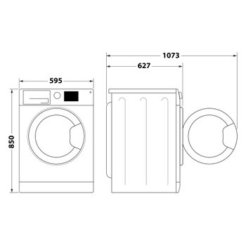 LAVADORA WHIRLPOOL FFB8258WSP 8KG 1200RPM B VAPOR