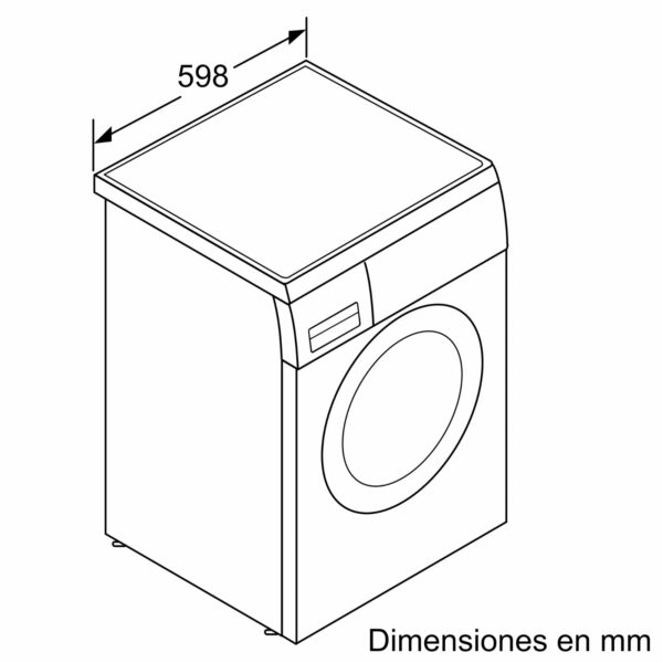 LAVADORA BOSCH WUU24T65ES 9KG 1200RPM CLASE A