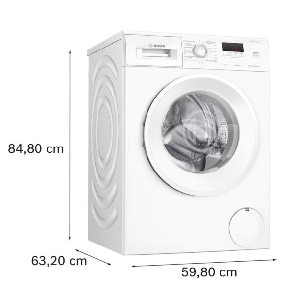 LAVADORA BOSCH WGE03400EP 8KG 1400RPM CLASE A