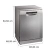 LAVAVAJILLAS BOSCH SMS4ECI28E CLASE A INOX 3ª BANDEJA