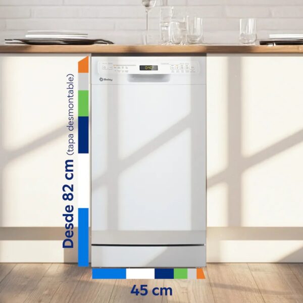 LAVAVAJILLAS BALAY 3VN4031BA 45CM CLASE D BLANCO